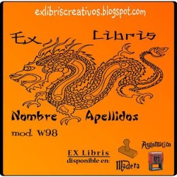 ExLibris Dragón chino